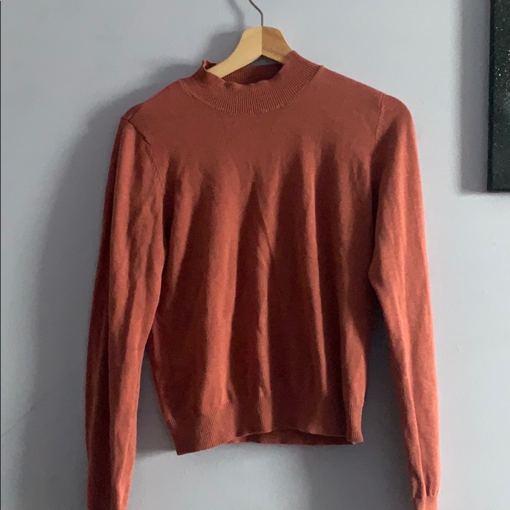 Cute Mock Neck Sweater